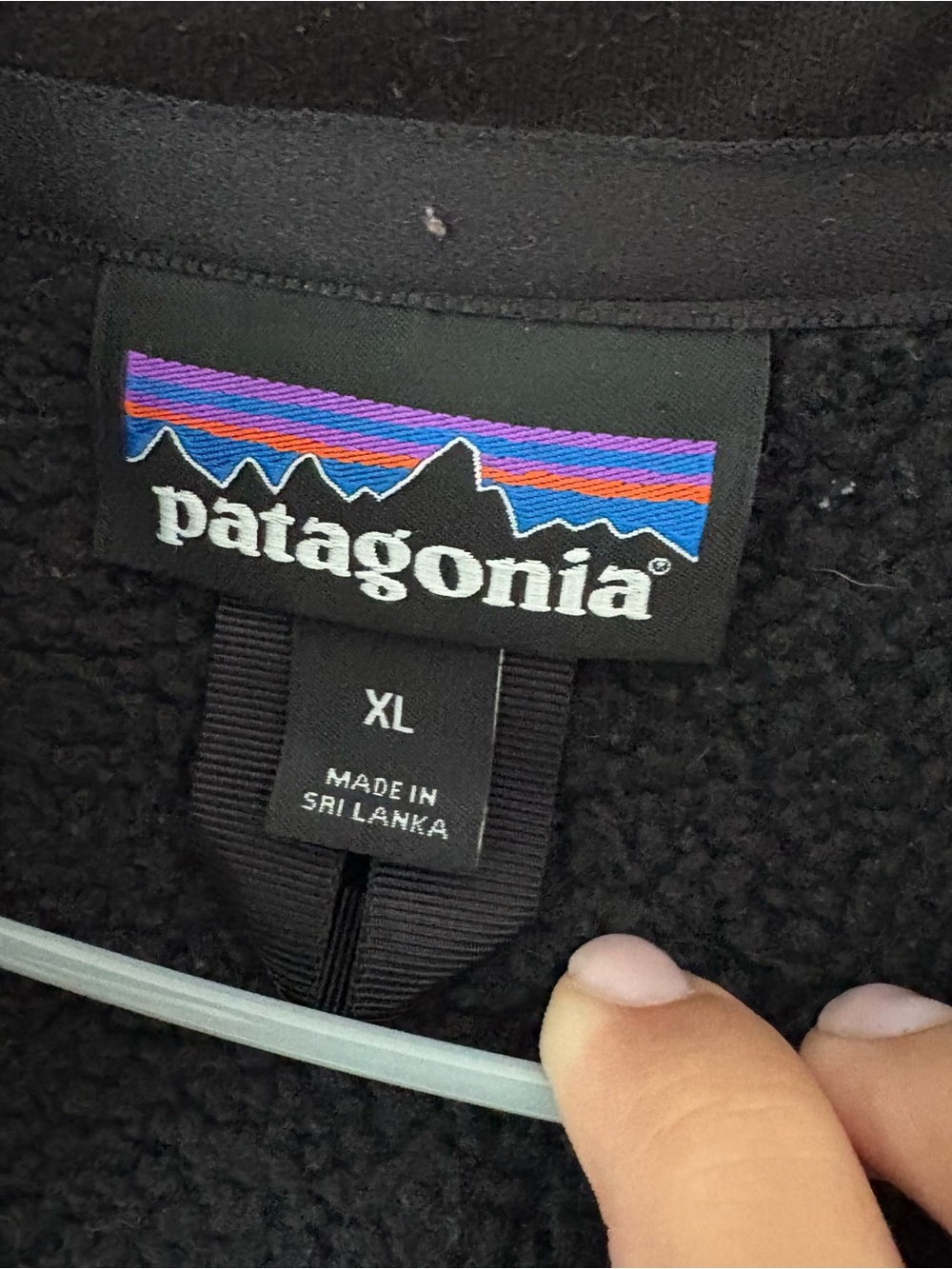 Patagonia Men’s Better Sweater Full Zip Fleece Vest Black Size XL - Mersino Logo - Picture 6 of 12